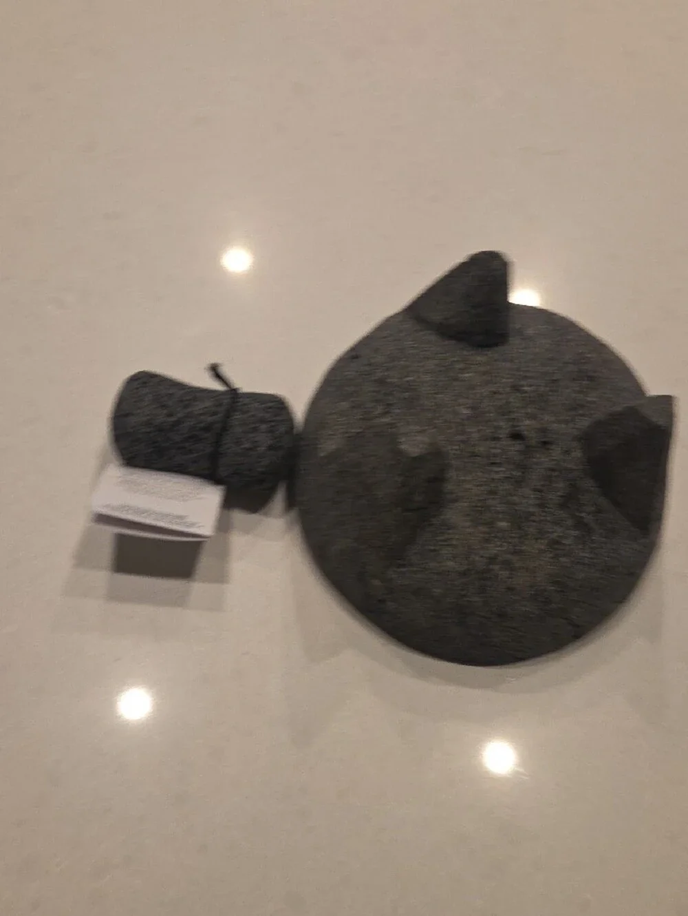 Williams Sonoma Charcoal Gray Molcajete with Pestle